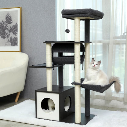 Domestic Delivery Big Cat Tree Tower Condo Furniture Scratch Post