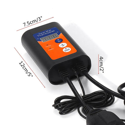 New Digital Heat Mat Thermostat 1000W 230V Temperature Controller