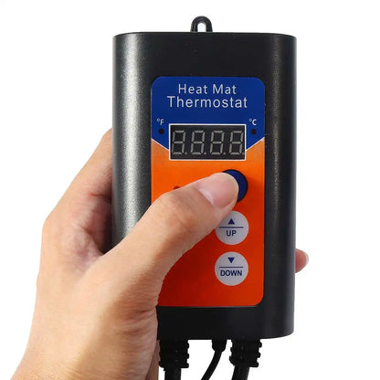 New Digital Heat Mat Thermostat 1000W 230V Temperature Controller