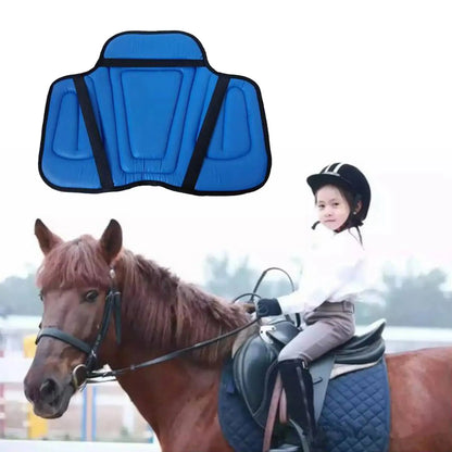 Leather Horse Riding Seat Shock Absorbing Memory Foam Saddle Cushion for Outdoor Equestrian Riding