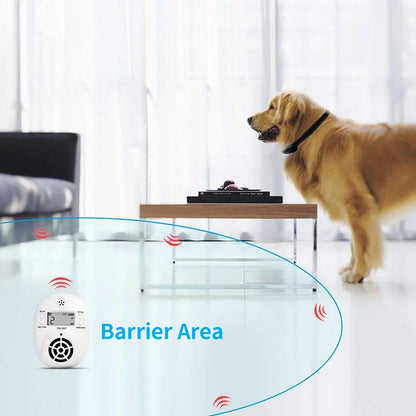 2 in 1 Wireless Electronic Pet Dog Fence Indoor Pet Barriers with Pest Repellent