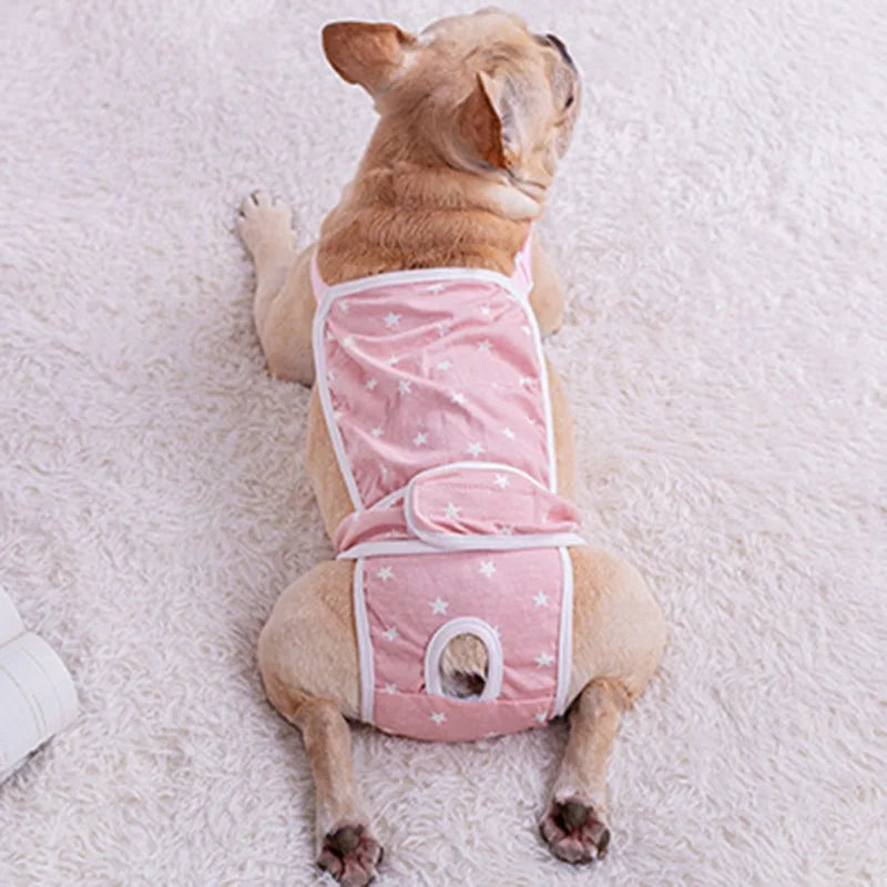 Pet Diapers Dog Shorts Jumpsuit Adjustable Suspenders Physiological Pants Underwear Sanitary Panties For Small Medium Girl Dogs