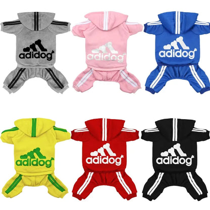 Spring Autumn Dog Clothes for Small Dogs Chihuahua Yorkie Bulldog Hoodies Puppy Sweatshirt Dog Tracksuit Jumpsuit Pet Sport Suit