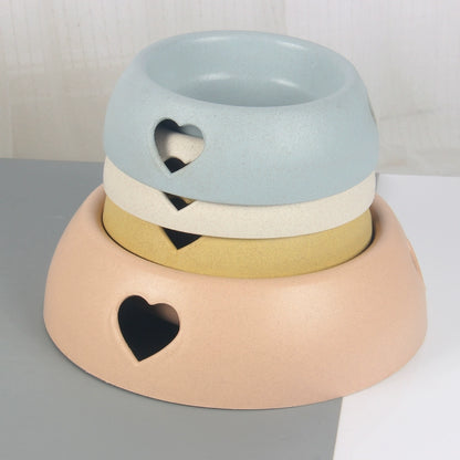 Heart Anti-Tumble Feeding bowls