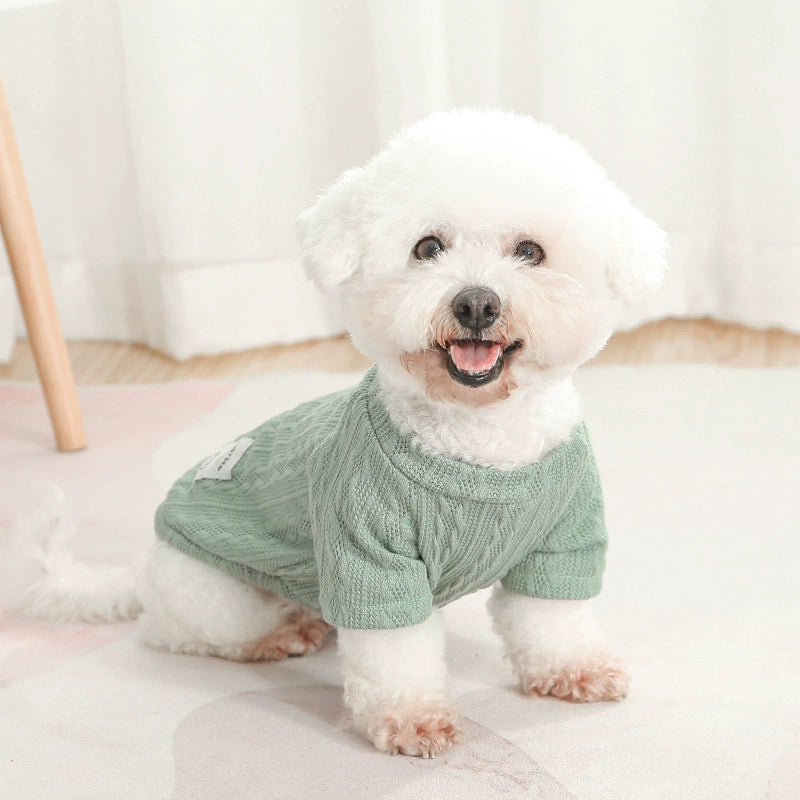 Dog Clothes Autumn and Winter Clothes Knitting Sweater