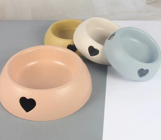 Heart Anti-Tumble Feeding bowls