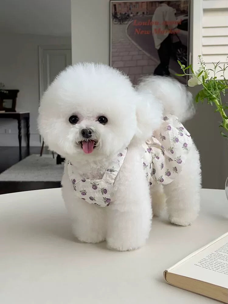 Pet Clothes Floral Slip Dress