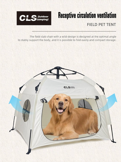 Fully Automatic Portable Large Dog Sun Protection Pet Tent