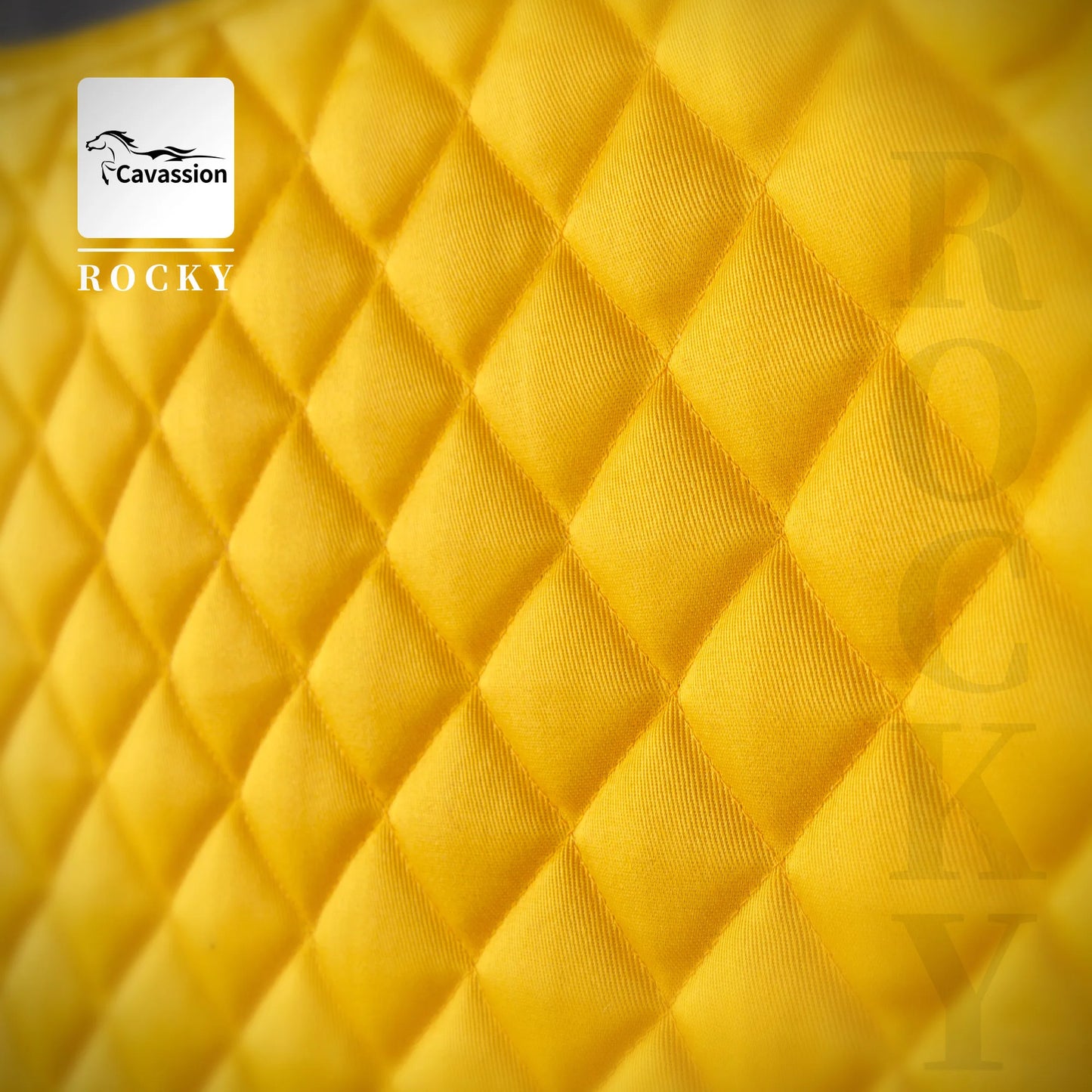 Equestrian Saddle Pad Breathable Horse Yellow