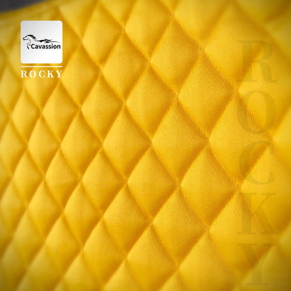 Equestrian Saddle Pad Breathable Horse Yellow