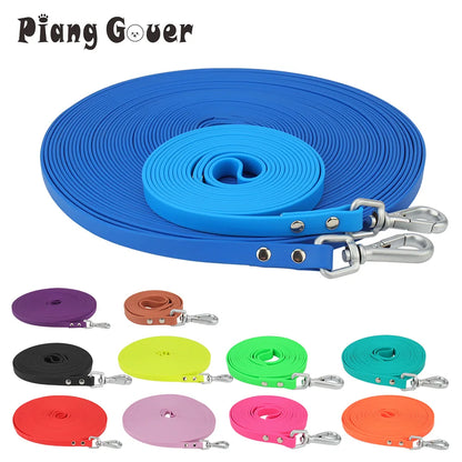 PVC Long Dog Leashes Traction Candy Color