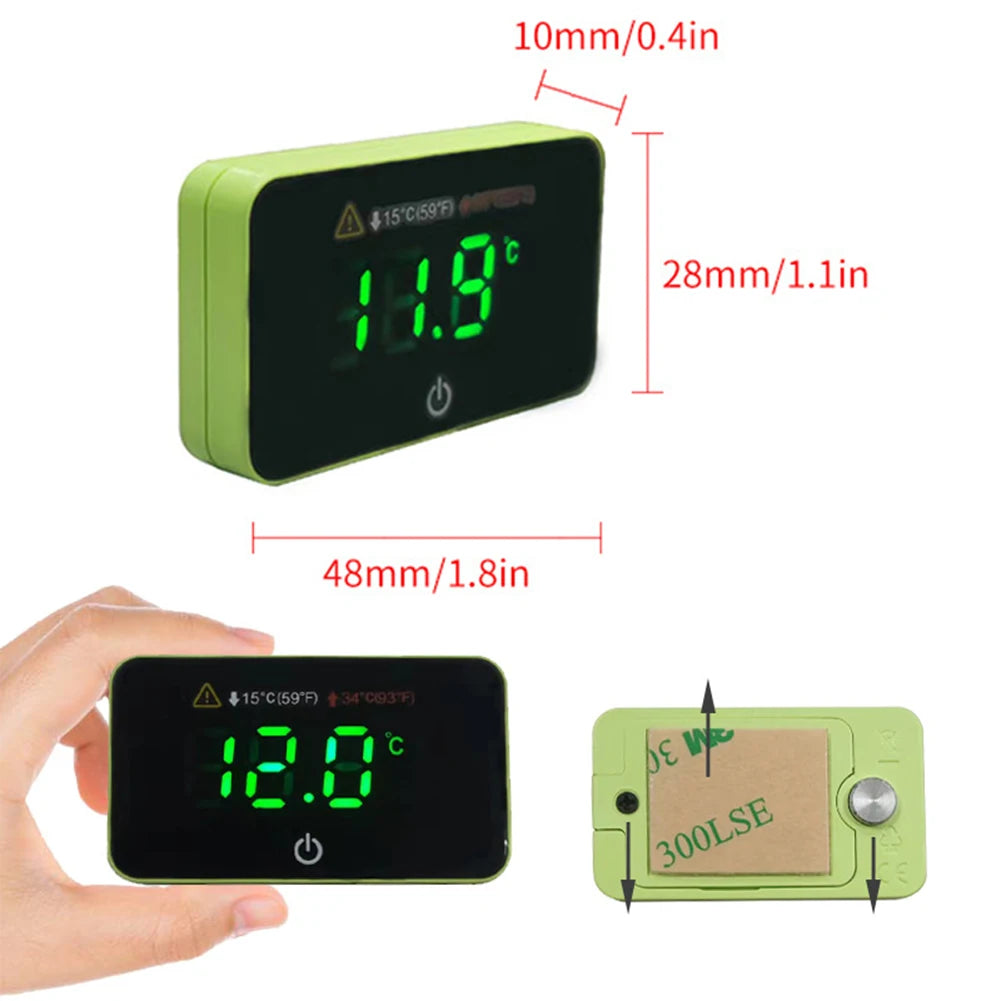 Digital Aquarium Thermometer Touch Fish Reptile Tank/Water Thermometer