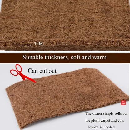 Reptile Carpet Natural Coconut Fiber Coir Tortoise Mat Terrarium Liner