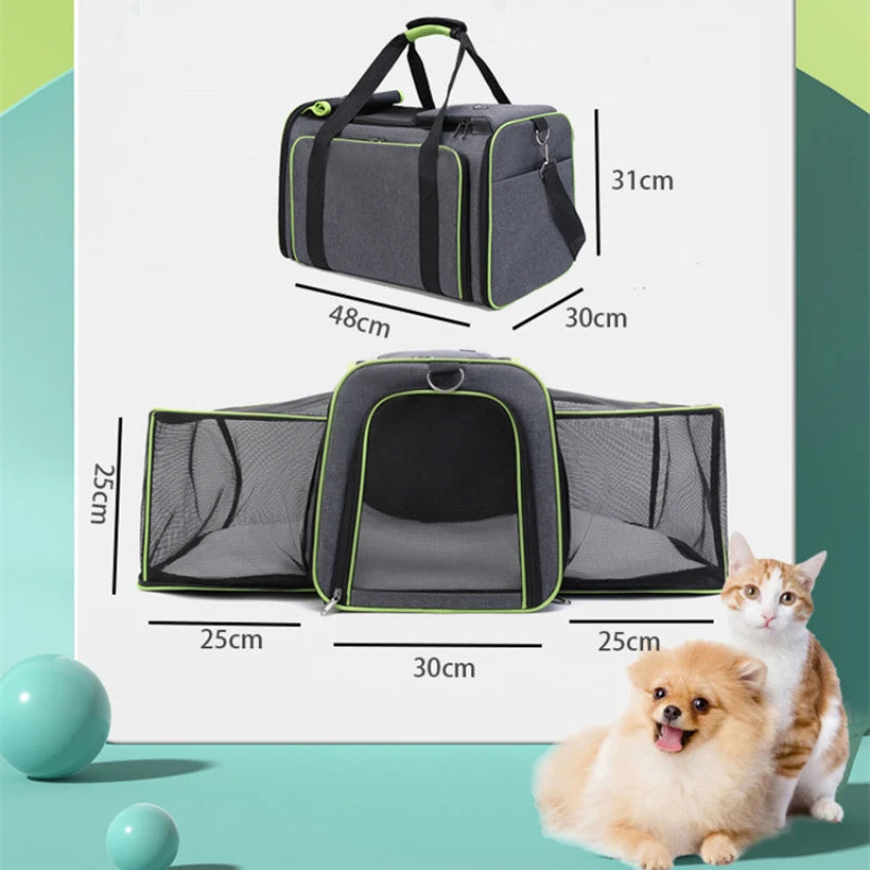 Pet Carriers Dog Travel Handle Bags Transport for Small Dog/Cats