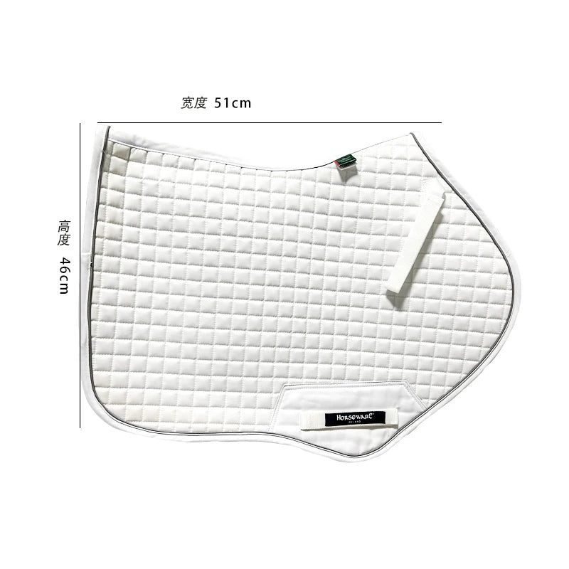 Ride Horse Jumping Saddle Pad white Color Anti-slip Equestrian Equipment