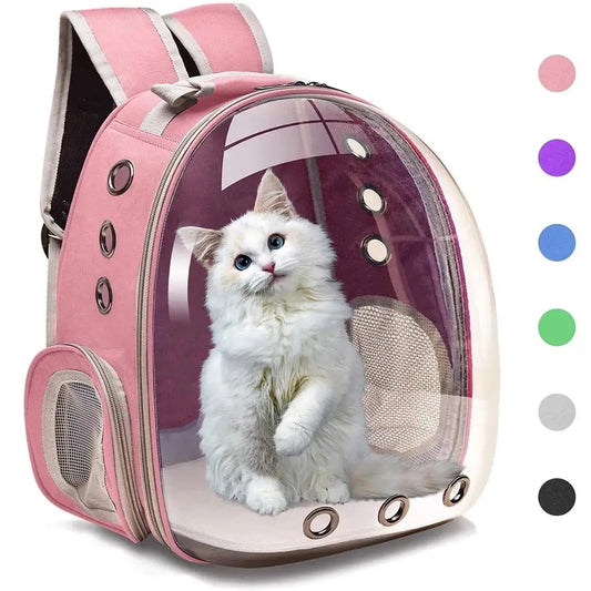 Transparent Capsule Bubble Pet Backpack Small Animal Puppy Kitty Bird