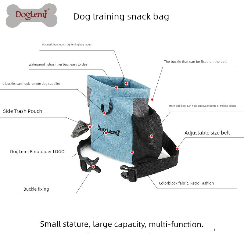 Dog Walking Portable Feeding Large Dog Bag