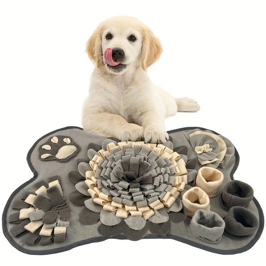 Pet Sniffing Mat For Dogs, Interactive Durable Dog Slow Feeding Pad Training Mat For Foraging Skills And Slow Eating