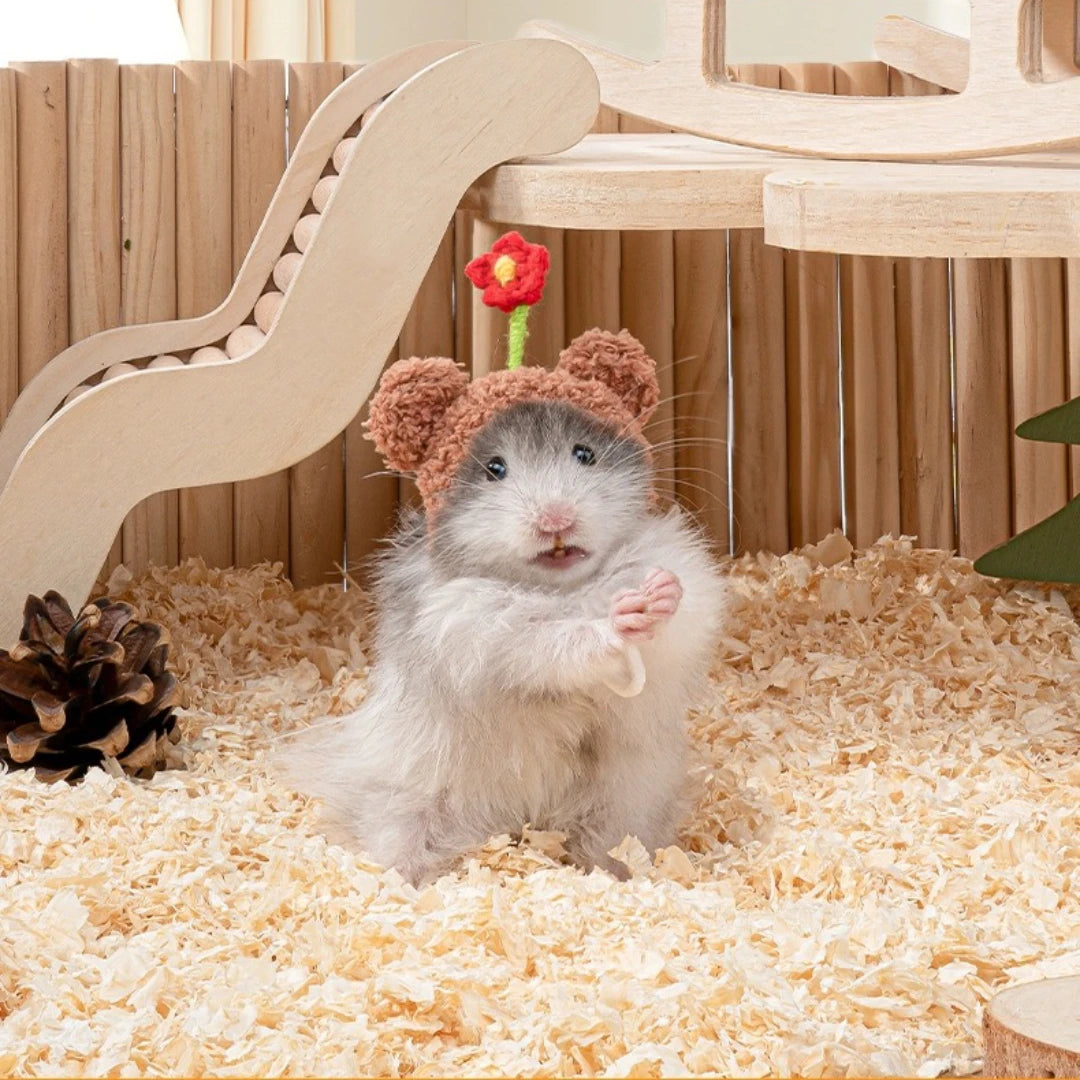 Hamster Hat Small Bag for Hamsters Fashion Hats for Rat Pet Clothes