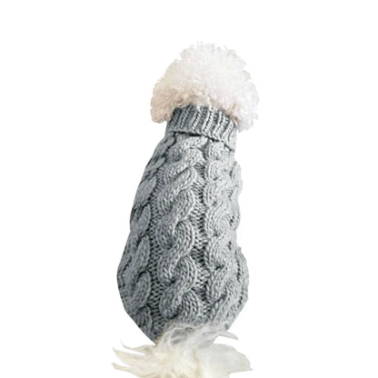 Cosy-Turtleneck Knitted Sweater for Pets