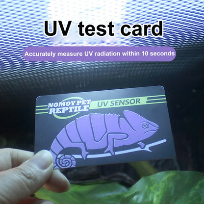 UVB Tester Reptile UVA UVB Fluorescent Lamp Tester Card