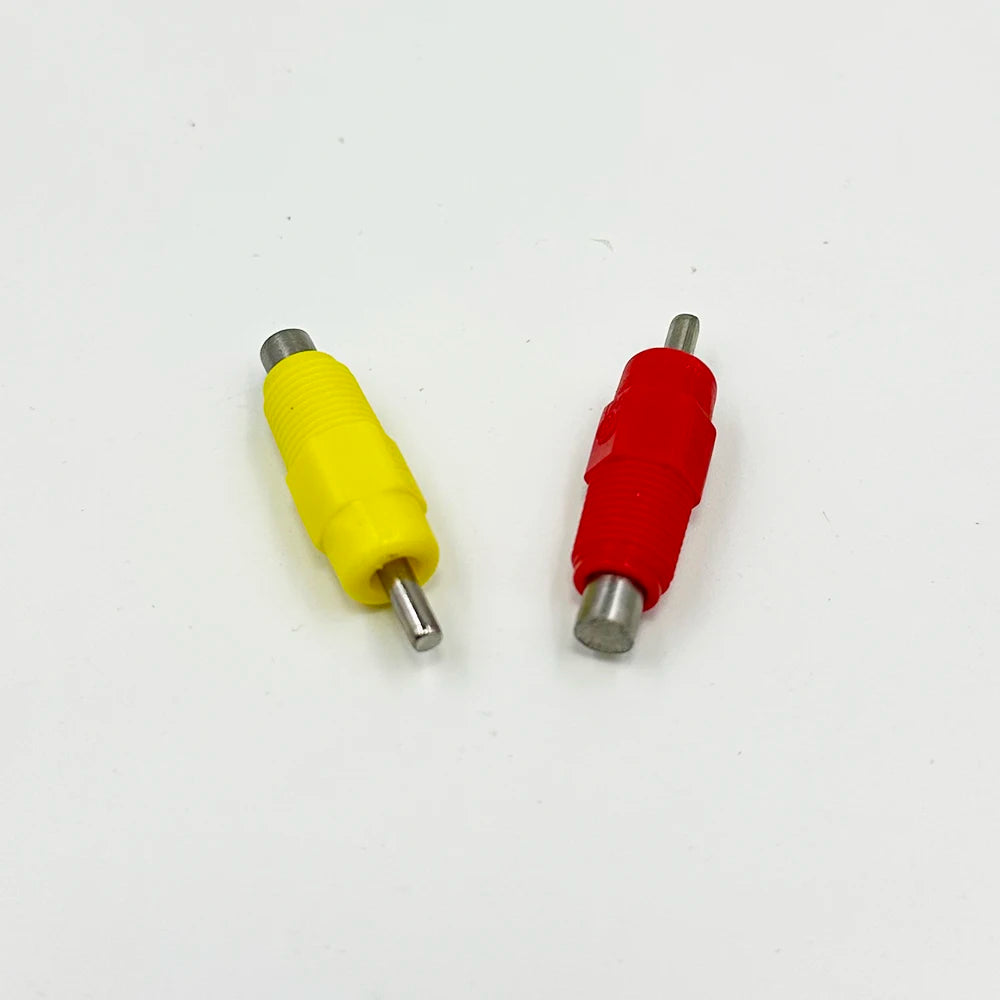 20pcs Chicken nipple drinkers Steel columns nipple 8 mm Red Yellow