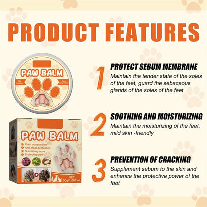 Moisturizing Natural Cream Dog Cat Paw Wax Dry Paws & Nose Pet Paw Balm Puppy Paw Protectors