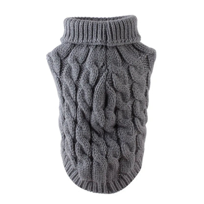 Cosy-Turtleneck Knitted Sweater for Pets