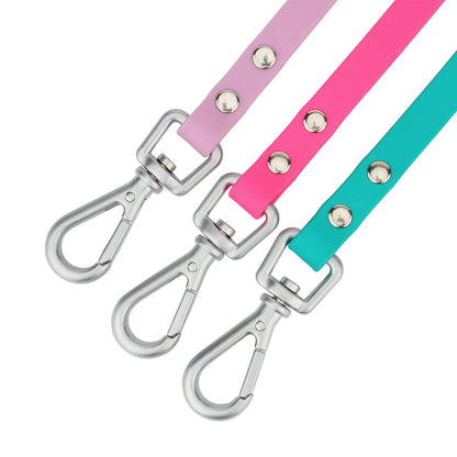 PVC Long Dog Leashes Traction Candy Color