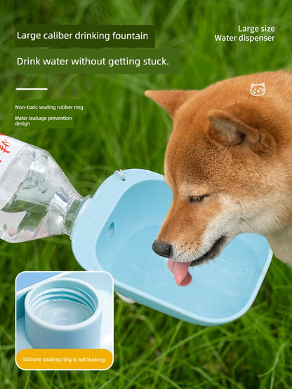 Portable Outdoor Portable Cup Water Bowl Dog