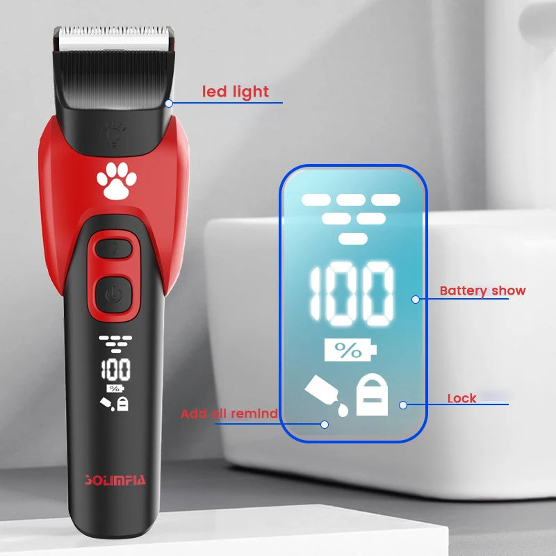 Electric Professional Pet Hair Clipper Big Dog Trimmer