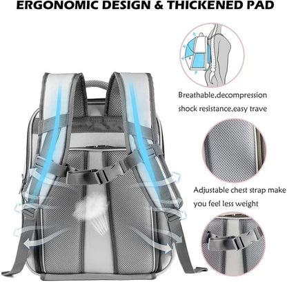 Portable Pet Carrier Bag Outdoor Foldable Breathable Travel Bag