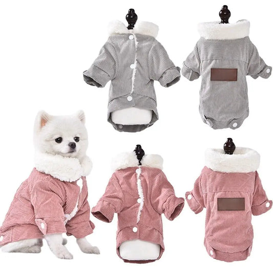 Soft Warm Dog Winter Coat Small Medium Dogs