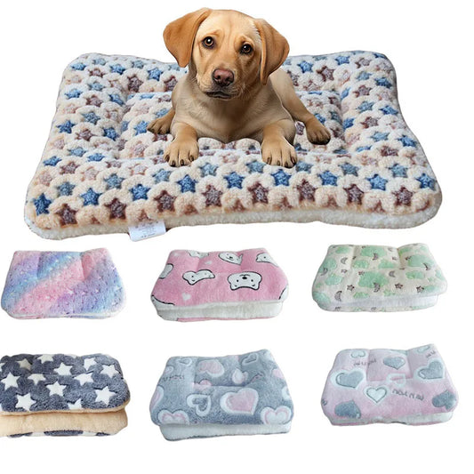 Dog Bed Flannel For Puppy/Small And Large Dogs Pet Rug