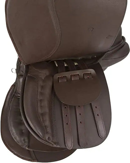 Custom-made High-quality Dressage Horse Riding Saddle Genuine Leather Custom Size