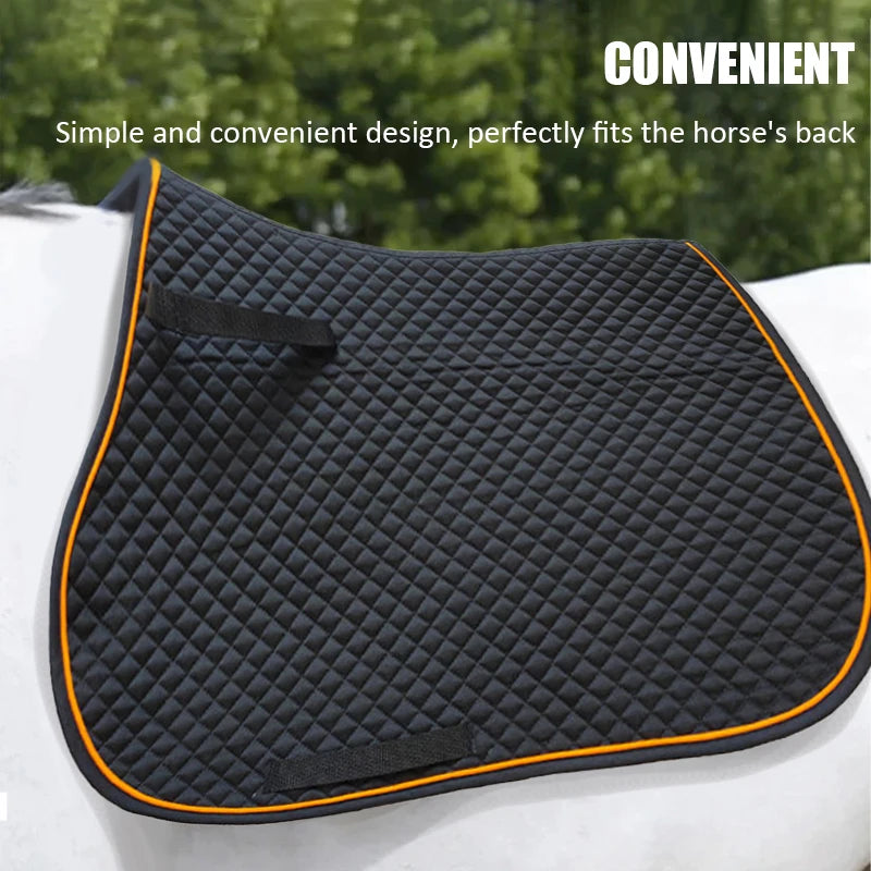 Horse Saddle Pad Soft Shock-absorbing Cotton Soft Equestrian Seat Cushion