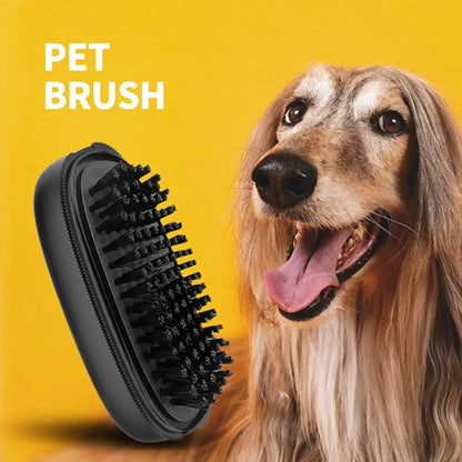 Multi-function Horse Grooming Brush Black Cleaning Flea Cattle Tail Combs Tick Removal