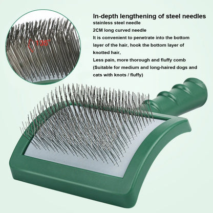 Wire Brush for Pets Shedding Mats Massage Grooming Brush Tool