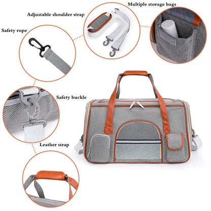 Pet Backpack Crossbody Pet Carrier Bag