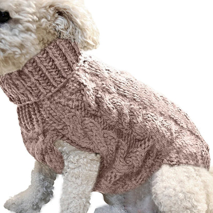 Cosy-Turtleneck Knitted Sweater for Pets