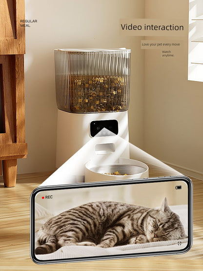 Automatic Pet Feeder Dog Quantitative Monitoring Pet