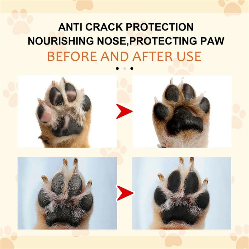 Moisturizing Natural Cream Dog Cat Paw Wax Dry Paws & Nose Pet Paw Balm Puppy Paw Protectors