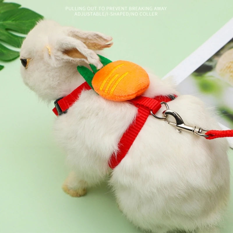 Rabbit Harness and Leash Small Animal Clothes