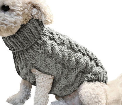 Cosy-Turtleneck Knitted Sweater for Pets