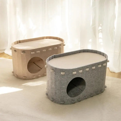 Quiet Cat Retreat Space Cat Cave Beds