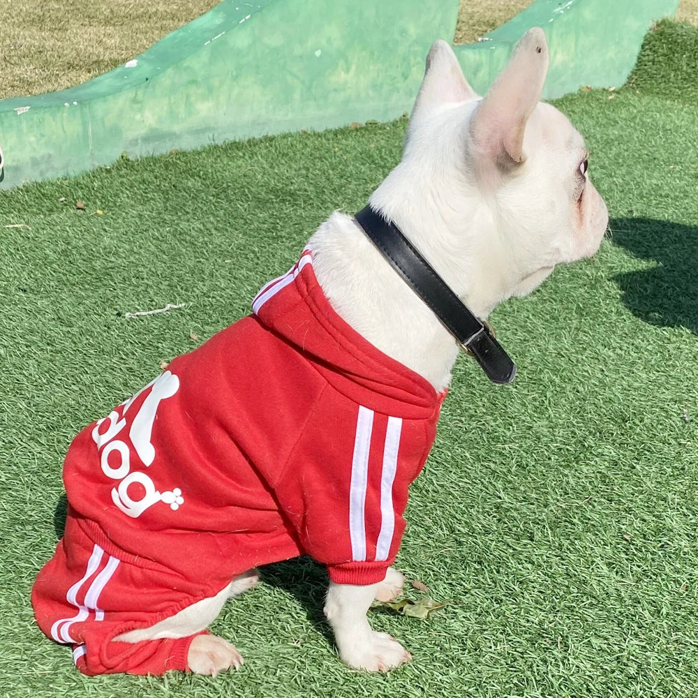 Spring Autumn Dog Clothes for Small Dogs Chihuahua Yorkie Bulldog Hoodies Puppy Sweatshirt Dog Tracksuit Jumpsuit Pet Sport Suit