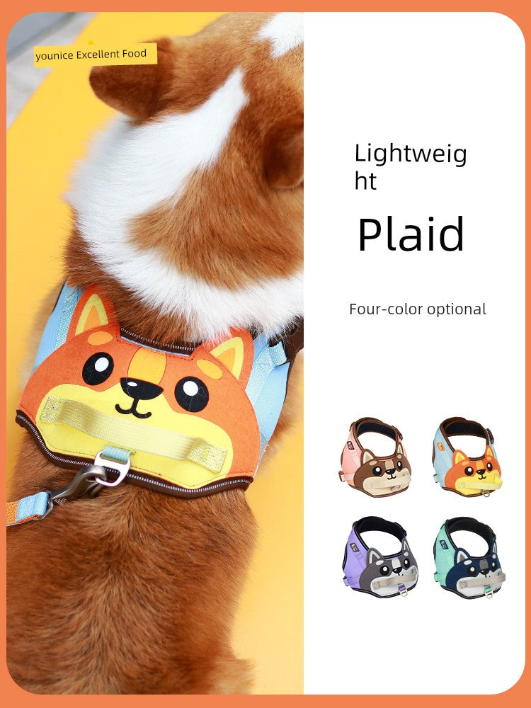 Vest-Style Hand Holding Rope Pet Collar Dog