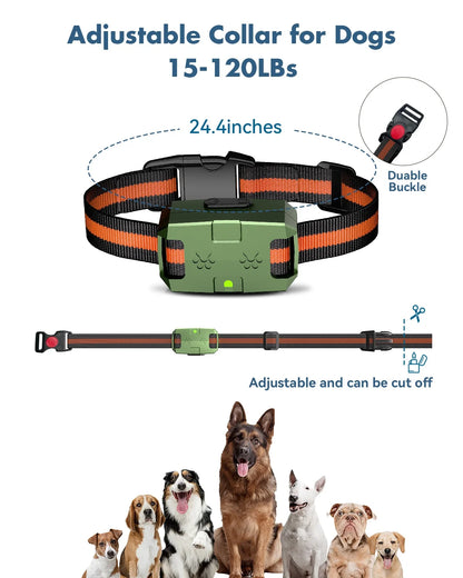 Dog Shock Collar with Led Light for Night Walks,3300 FT Dog Training Collar