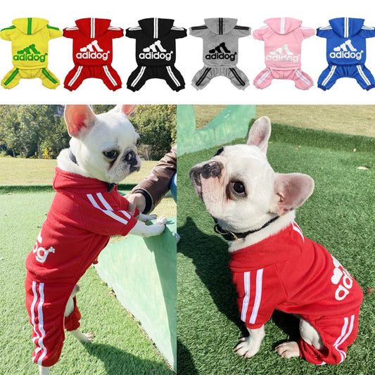 Spring Autumn Dog Clothes for Small Dogs Chihuahua Yorkie Bulldog Hoodies Puppy Sweatshirt Dog Tracksuit Jumpsuit Pet Sport Suit