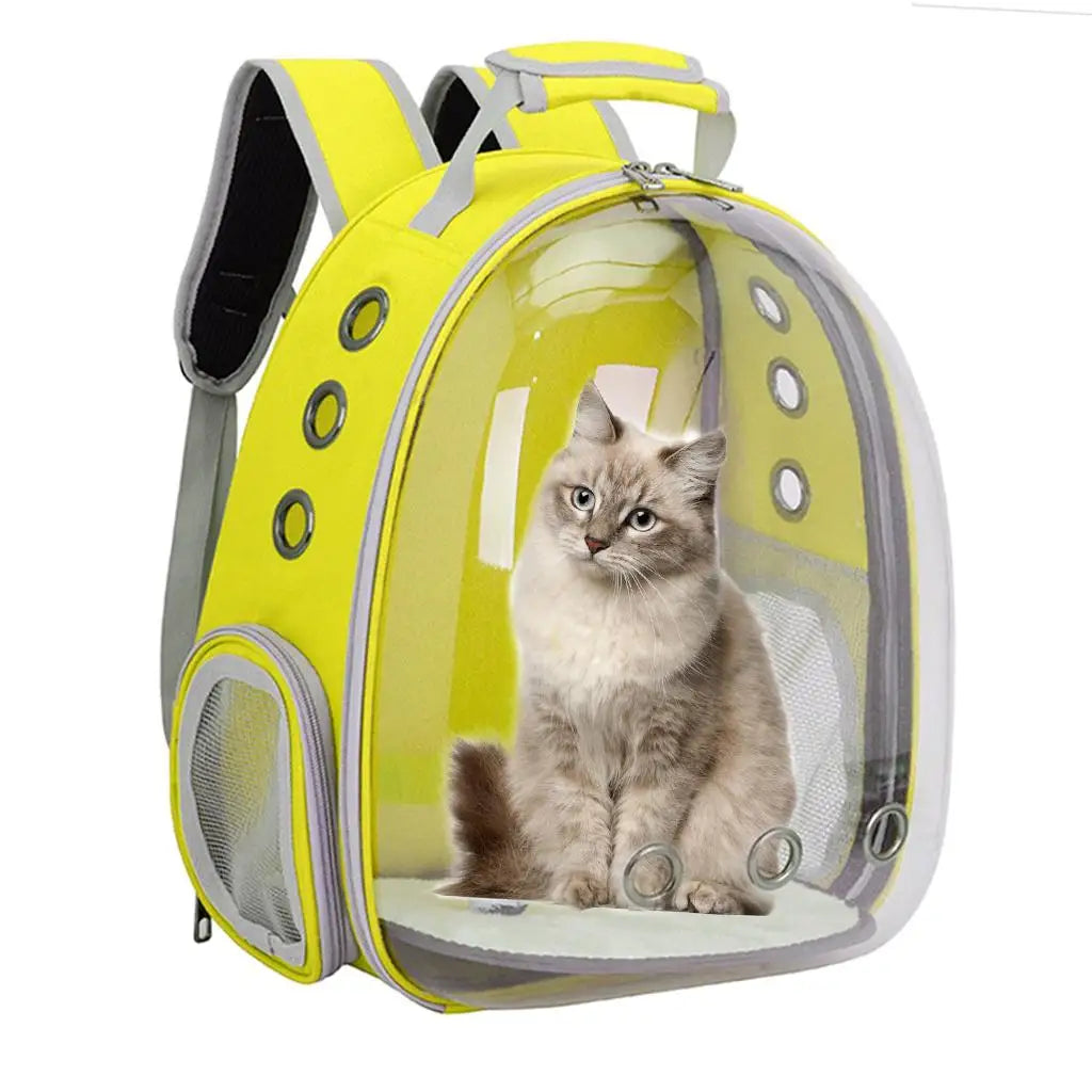 Transparent Capsule Bubble Pet Backpack Small Animal Puppy Kitty Bird